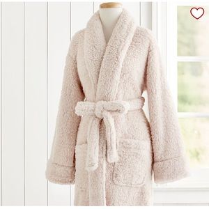 Pottery barn teddy bear robe
